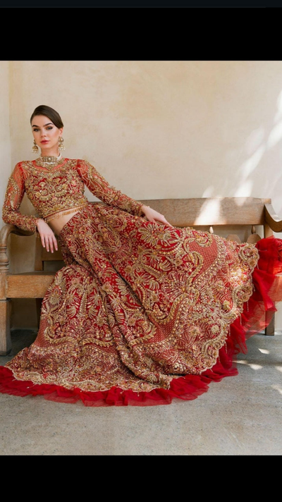 Luxury bridal lehenga