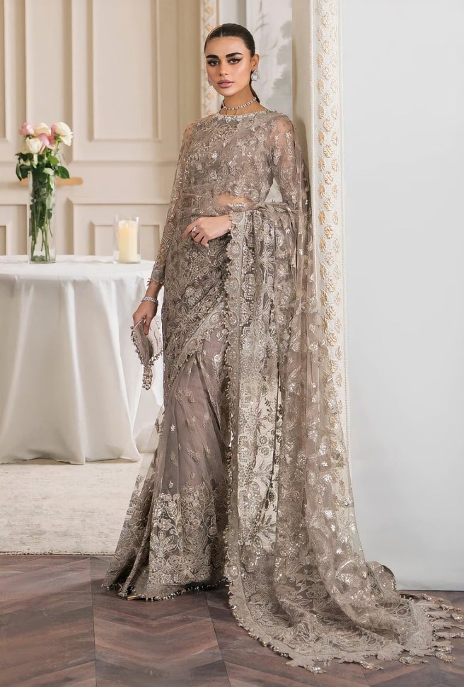 Embroidered luxury Saree