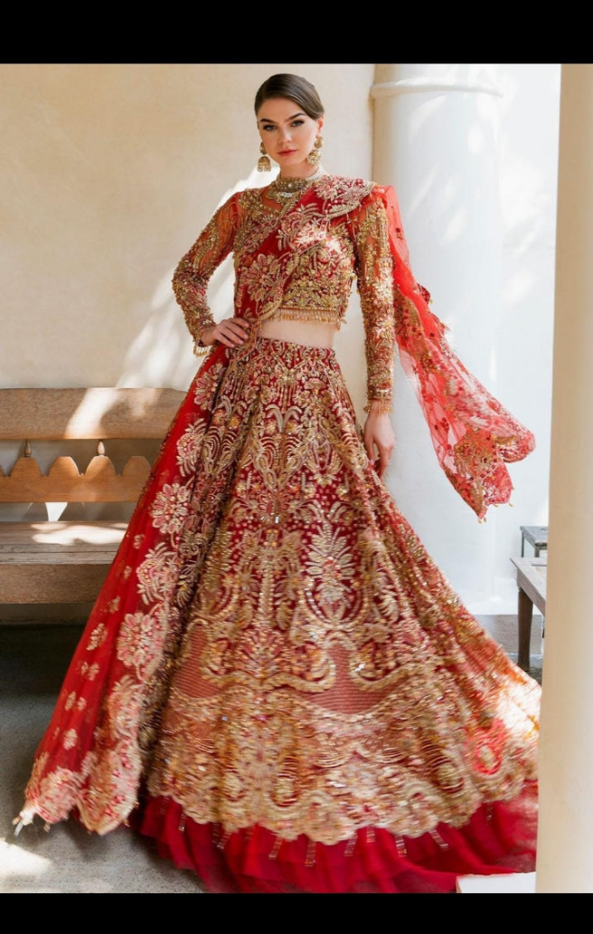 Luxury bridal lehenga