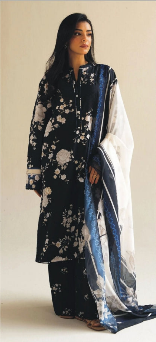 DIGITAL PRINTED Coco dress by Zara Shahjahan
