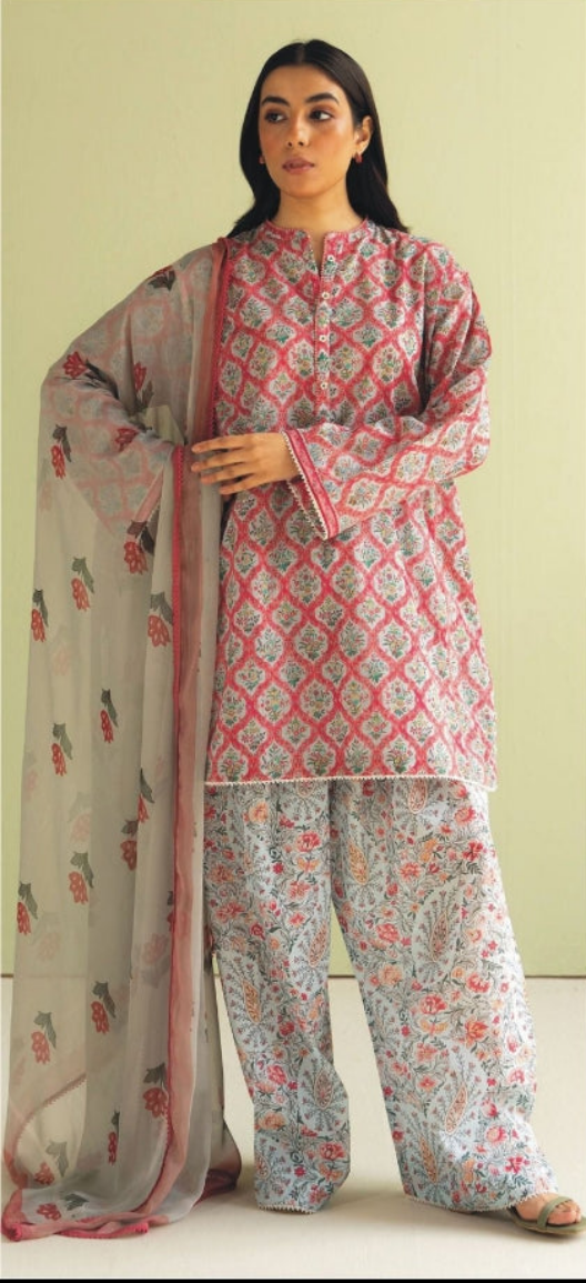 DIGITAL PRINTED Coco dress by Zara Shahjahan