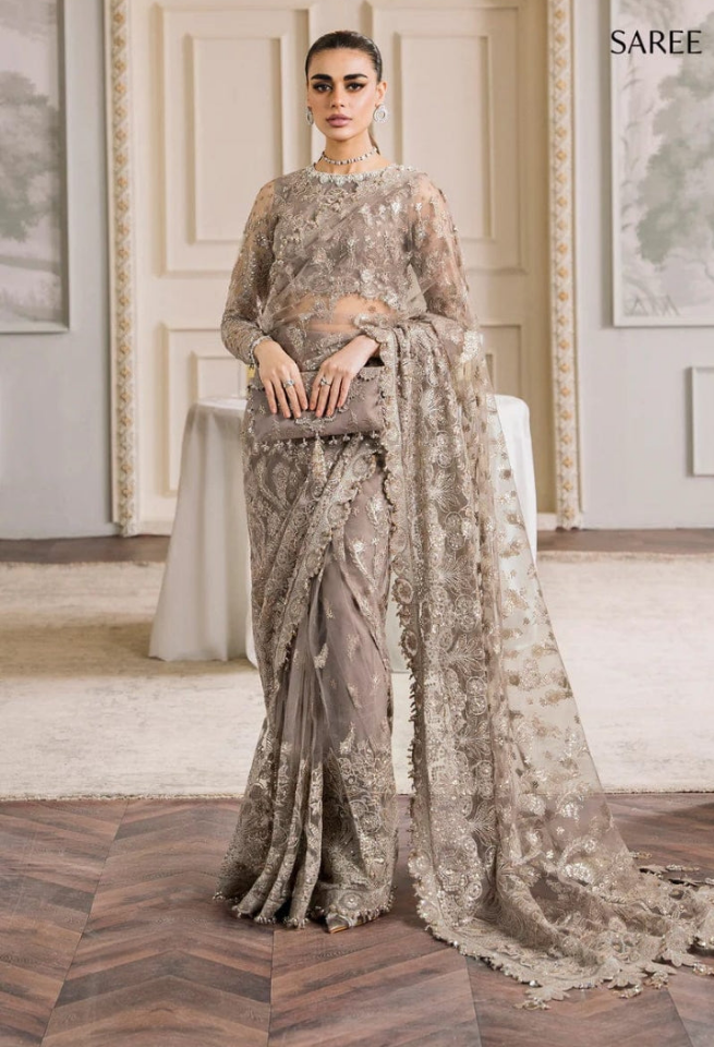 Embroidered luxury Saree