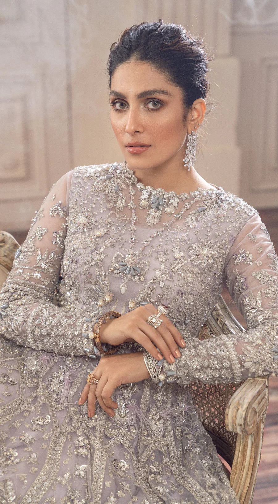 Nameera By Farooq Bridal Unstitched  Maxi Collection