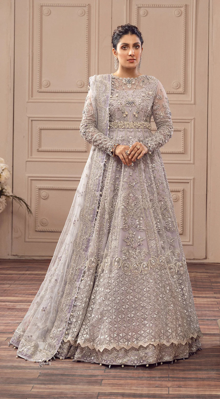 Nameera By Farooq Bridal Unstitched  Maxi Collection
