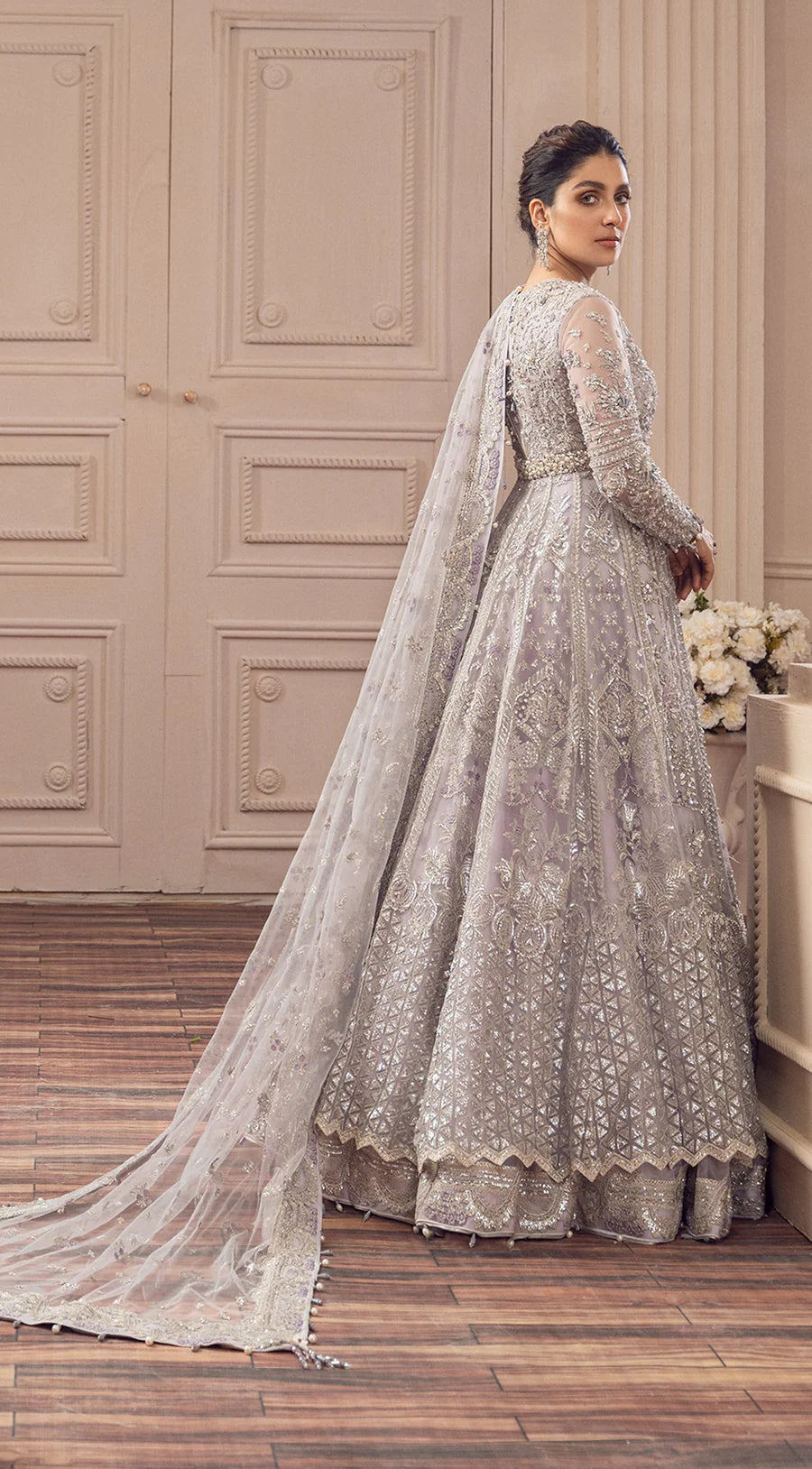 Nameera By Farooq Bridal Unstitched  Maxi Collection