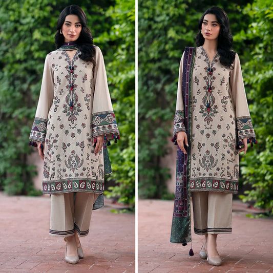 premium Dhanak by Jazmin Winter Collection 2025