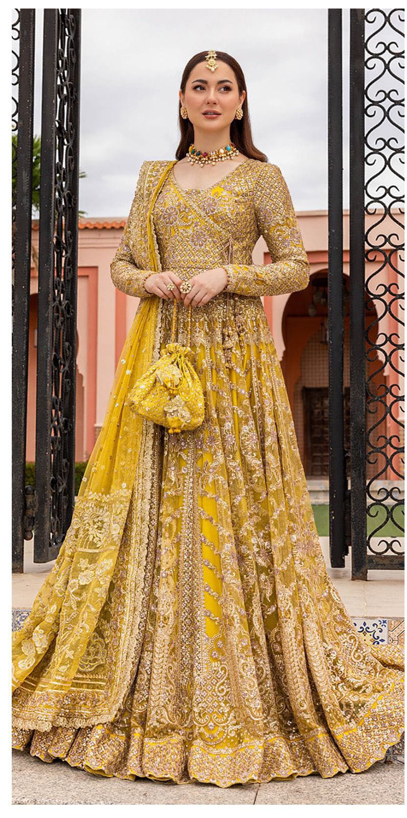 EAIZA SAQLAIN Neorah Embroidered Dress