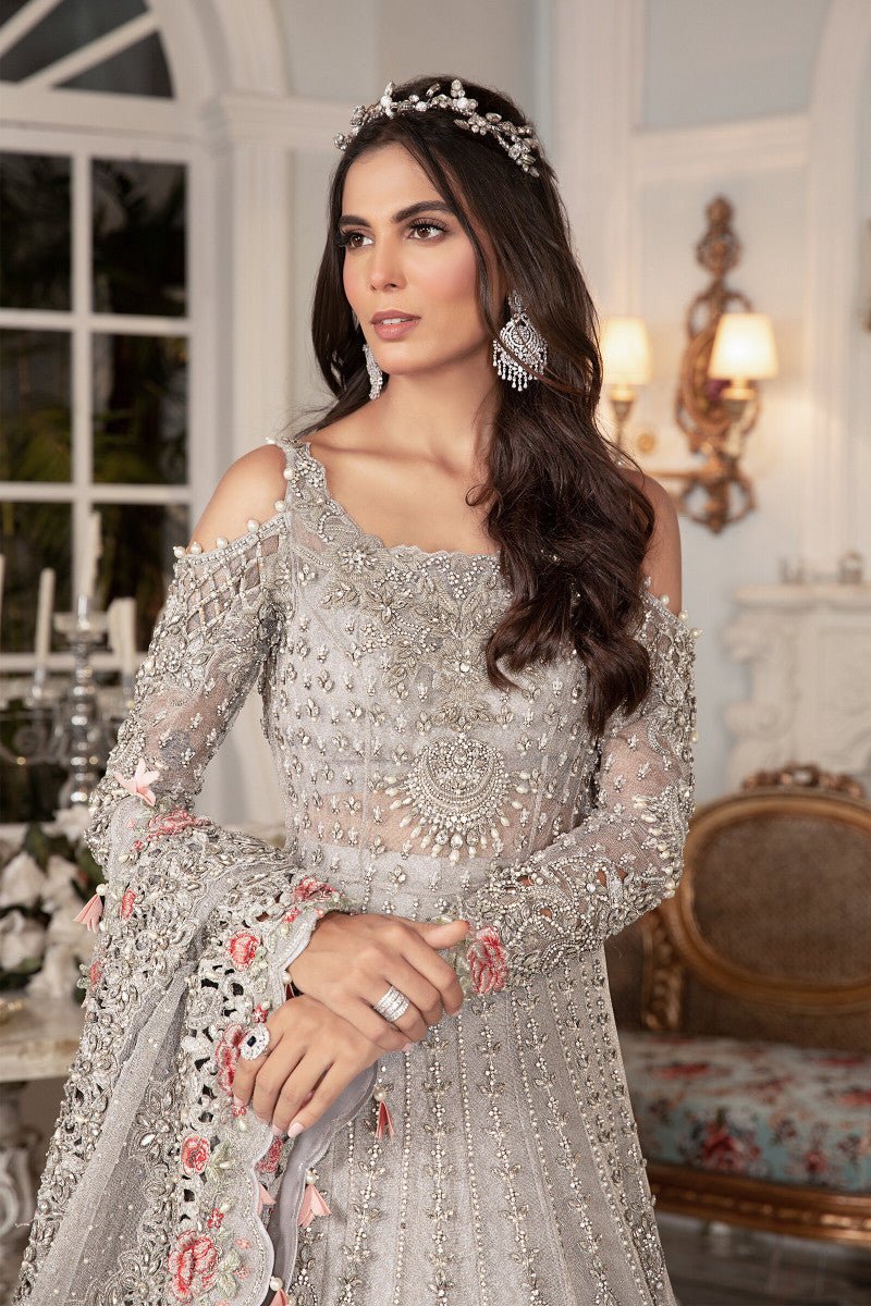 Maria B Wedding Wear Bridal Net Maxi