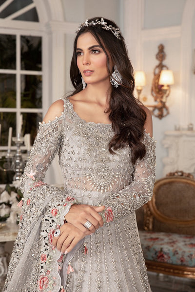 Maria B Wedding Wear Bridal Net Maxi