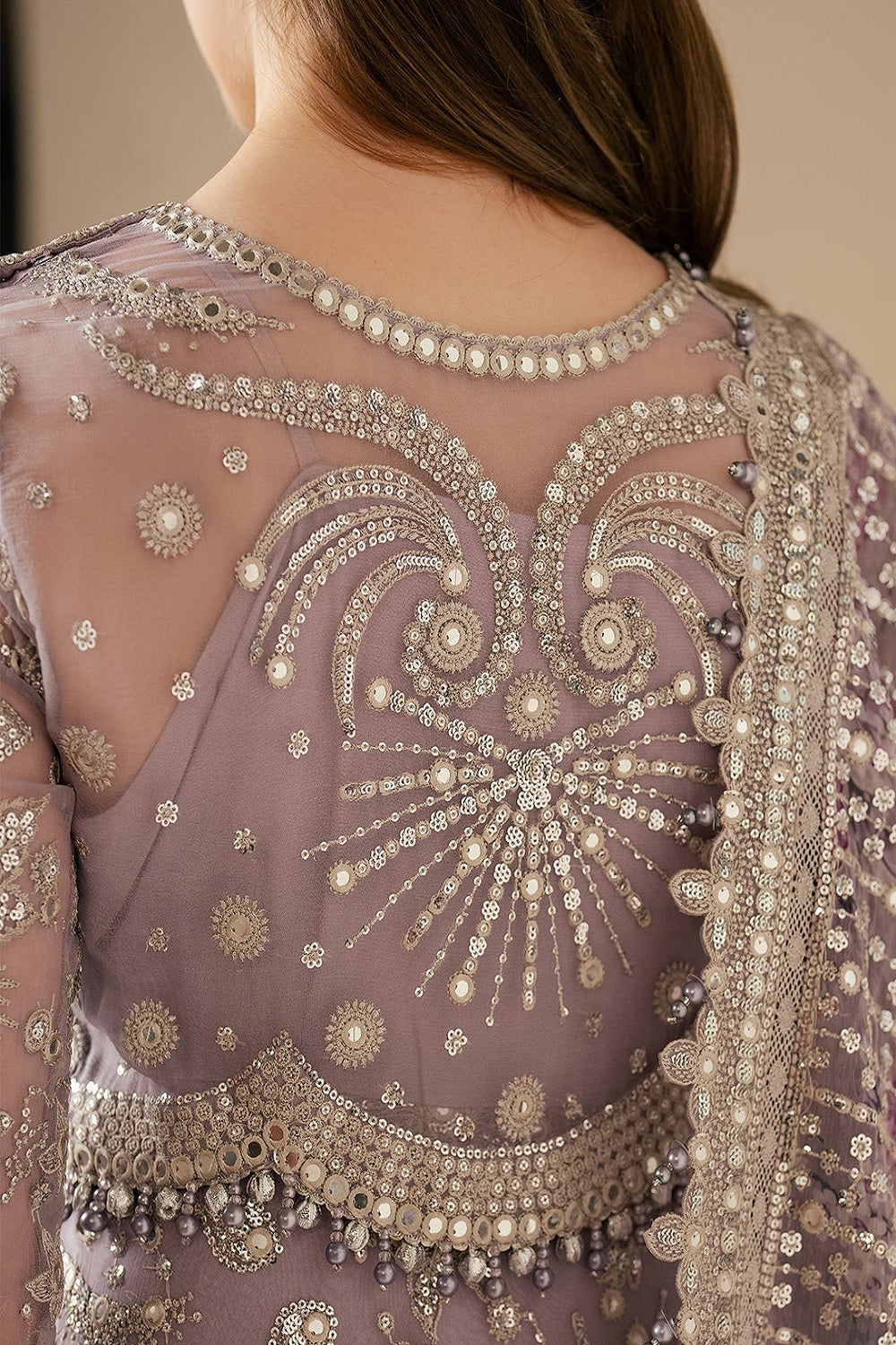 Jazmin Wedding Formal Embroidered Chiffon