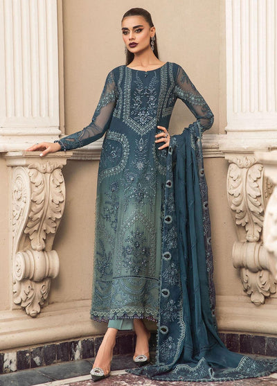 Maria B Embroidered Chiffon Suit