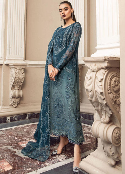 Maria B Embroidered Chiffon Suit