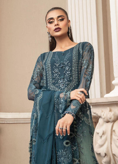 Maria B Embroidered Chiffon Suit