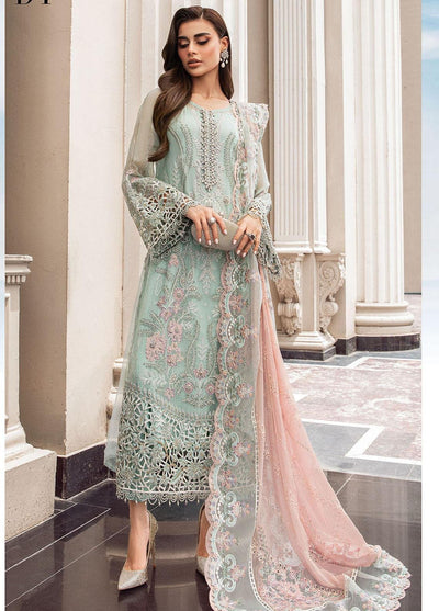 Maria B Embroidered Chiffon Suits MB23SC D4