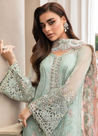 Maria B Embroidered Chiffon Suits MB23SC D4