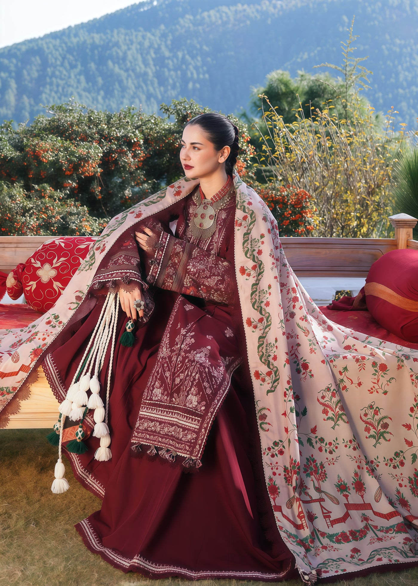 HUSSAIN REHAR PREMIUM AIR-JET DHANAK dress