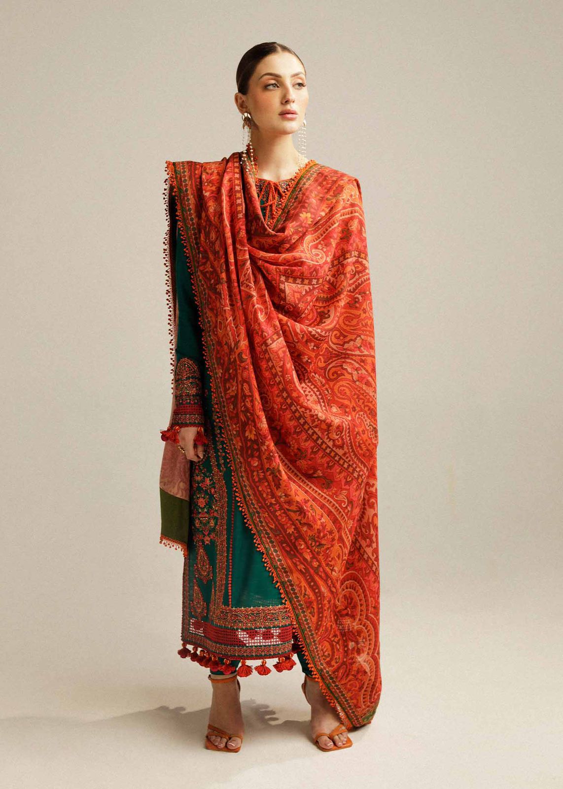 PREMIUM AIR-JET DHANAK Printed Dress