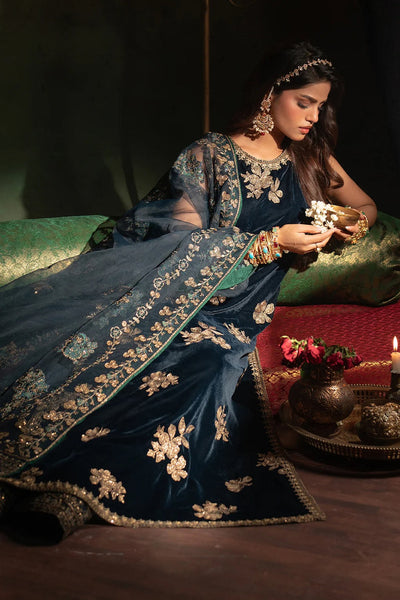 Iznik Luxury Embroidered Velvet Formal