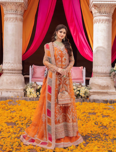 KANWAL MALIK ORGANZA EMBROIDERED SUIT