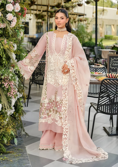ELAF luxury LAWN  Embroidered Dress OH MY ROSE