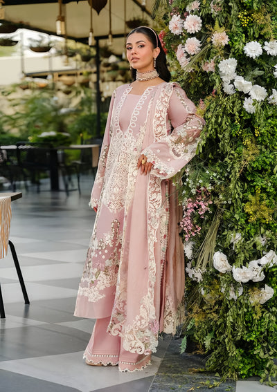 ELAF luxury LAWN  Embroidered Dress OH MY ROSE