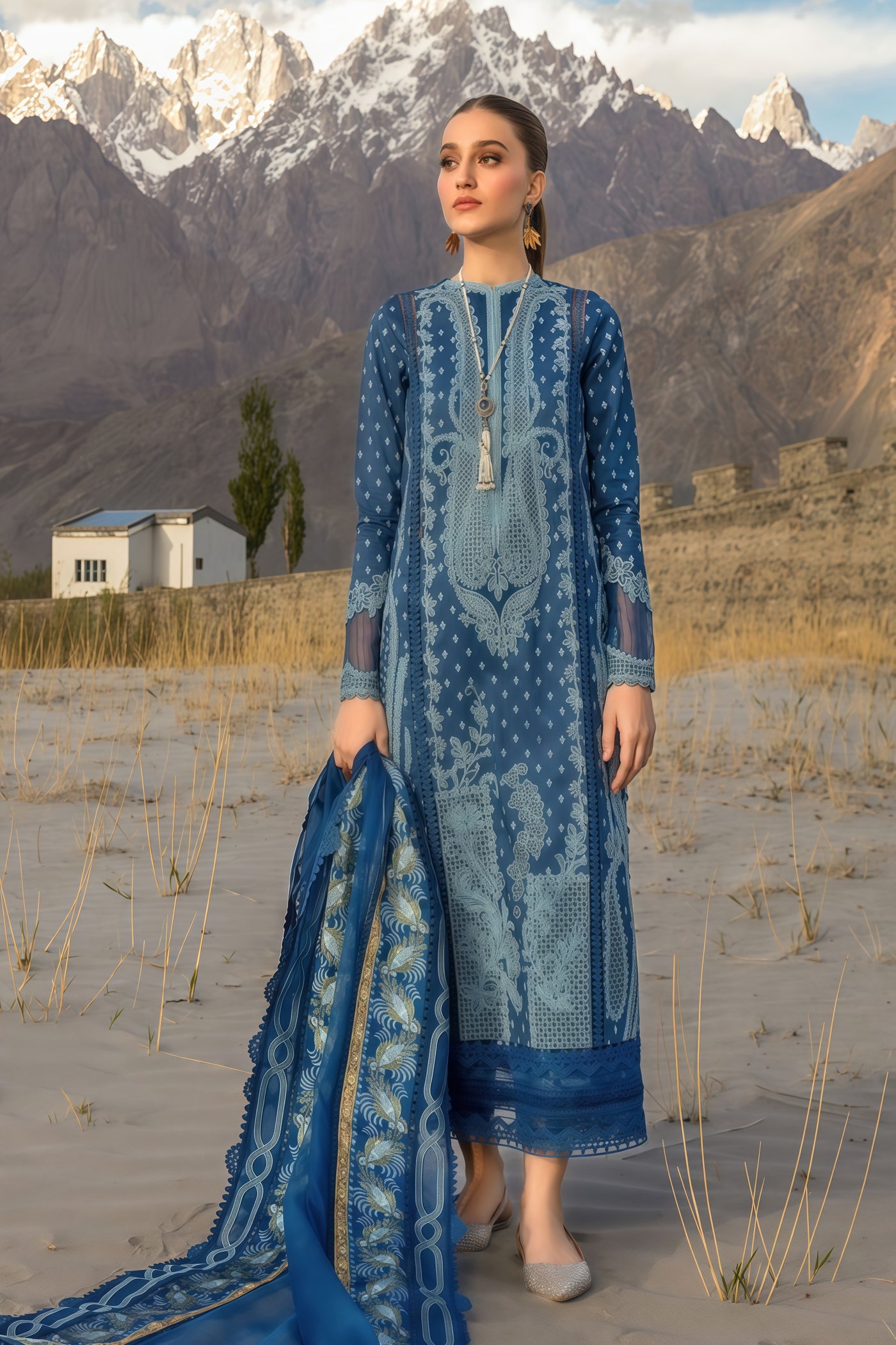 Crimson X Saira Shakira Luxury premium Lawn
