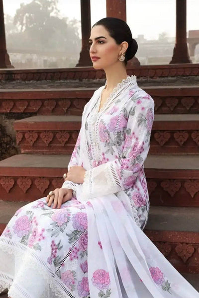 BAREEZA LINEN UNSTITCHED EMB 3PC