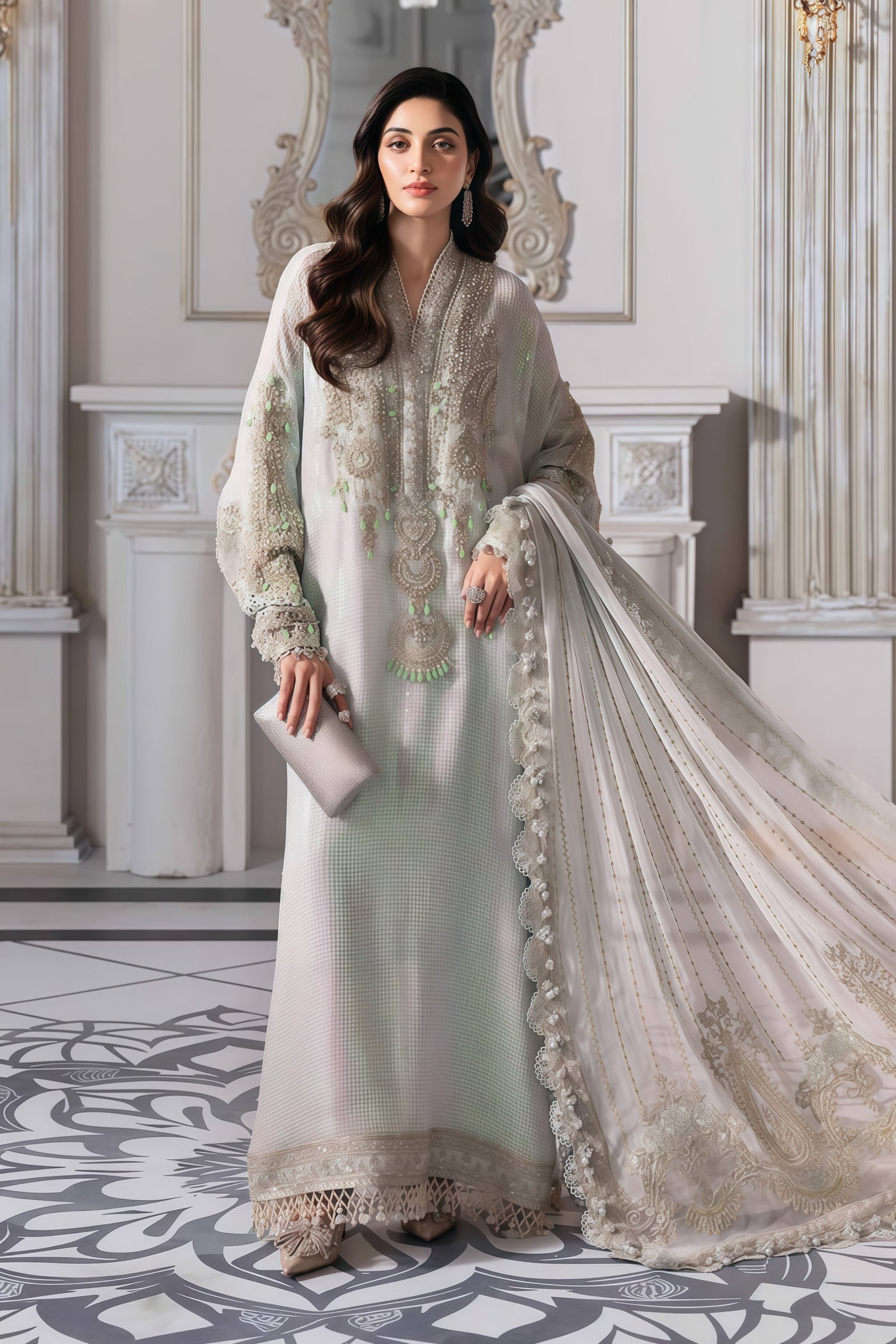Maria.B. Mbroidered premium Dress