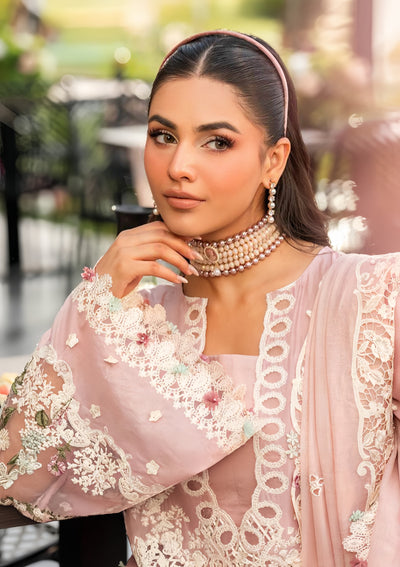 ELAF luxury LAWN  Embroidered Dress OH MY ROSE