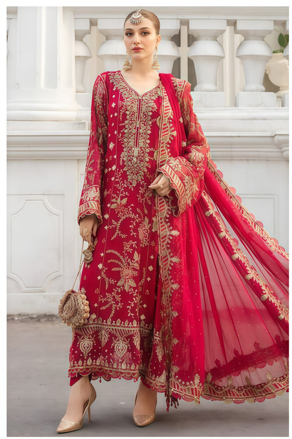 MARIA . B Luxury Chiffons Dress