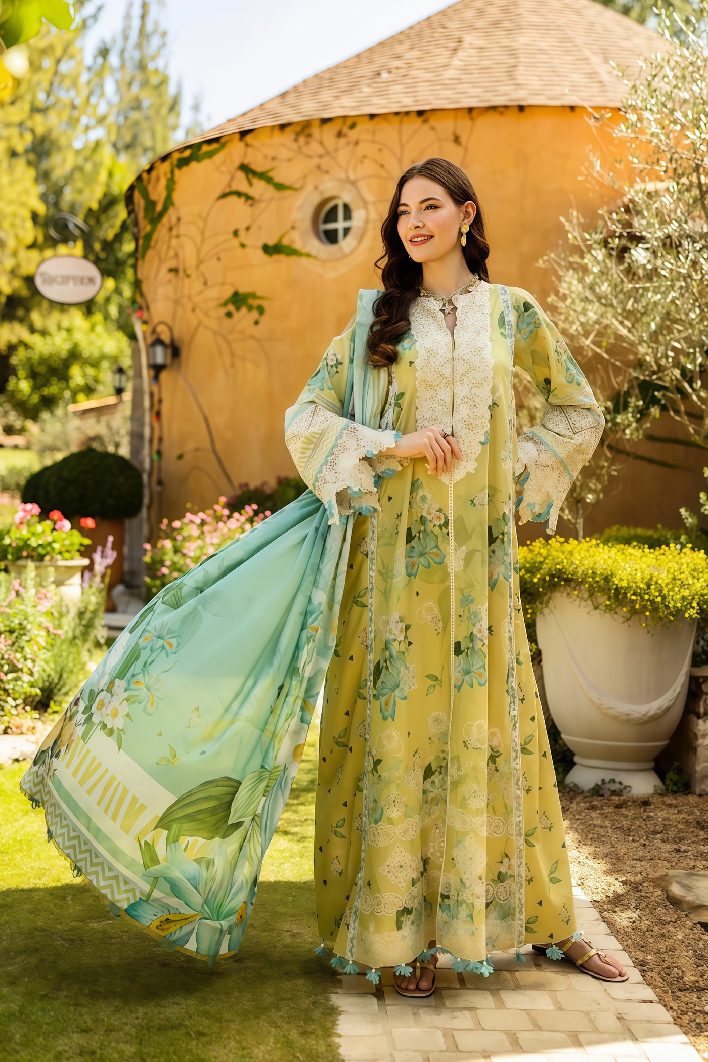 Elaf Premium Printed Embroidered Lawn