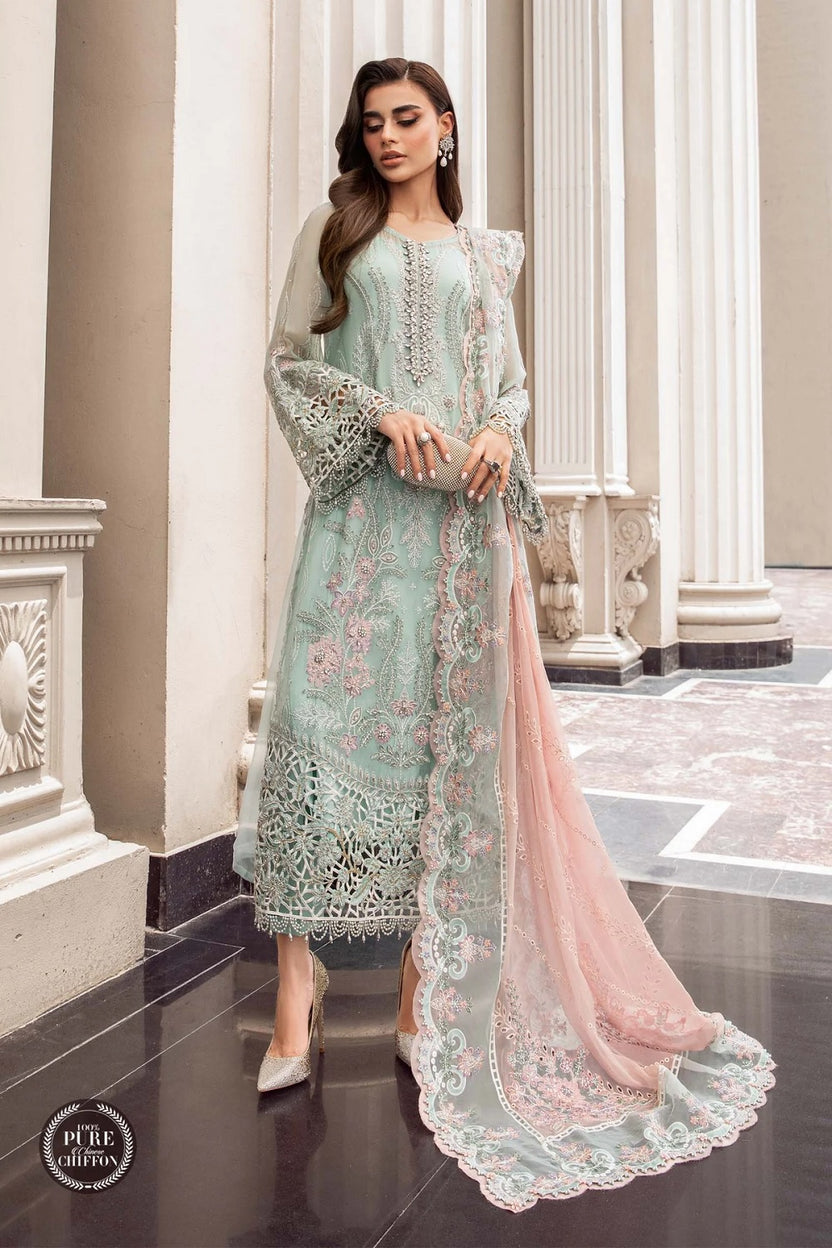 Pure Silk Chiffon by Maria B.